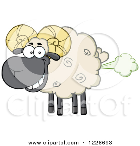 1228693-Clipart-Of-A-Flatulent-Ram-Sheep-Farting-Royalty-Free-Vector-Illustration.jpg