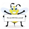 BEEHAVE YOURSELF_ bee-holding-sign.jpg