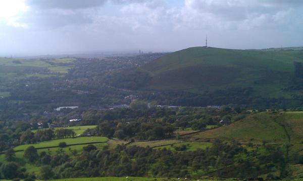 looking south from up north.