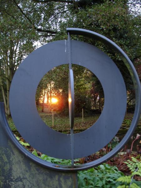 Sunset &amp; sculpture