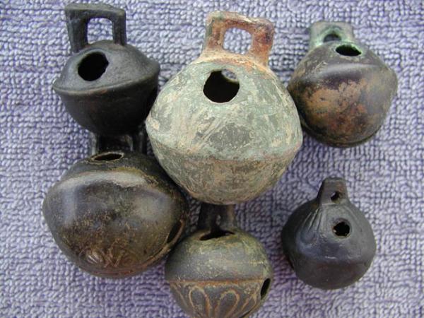 Crotal Bells,16 17th century,these were worn by cattle and horses