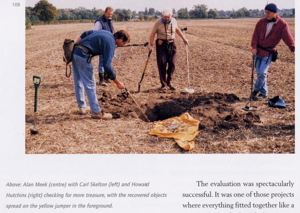 The day four of us dug up a roman gold hoard worth £50,000 im the one second from left. The...