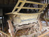 Grandads Wagon on display at Mary Arden's house Wilmcote.