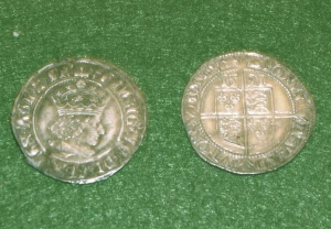 Silver groats of Henry 7th and Elizabeth 1st