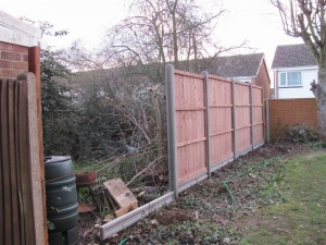 New fence, part done